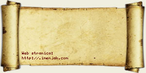 Miljana Ponoš vizit kartica